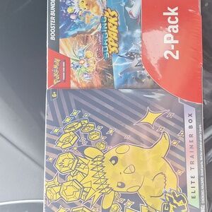 Pokemon TCG Surging Sparks Booster Box Elite Trainer Box + Booster Bundle Costco